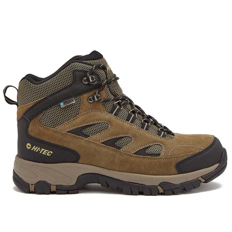 Hi-Tec Hiking Boots Clearance Philippines - Dark Green Men Yosemite Mid WP